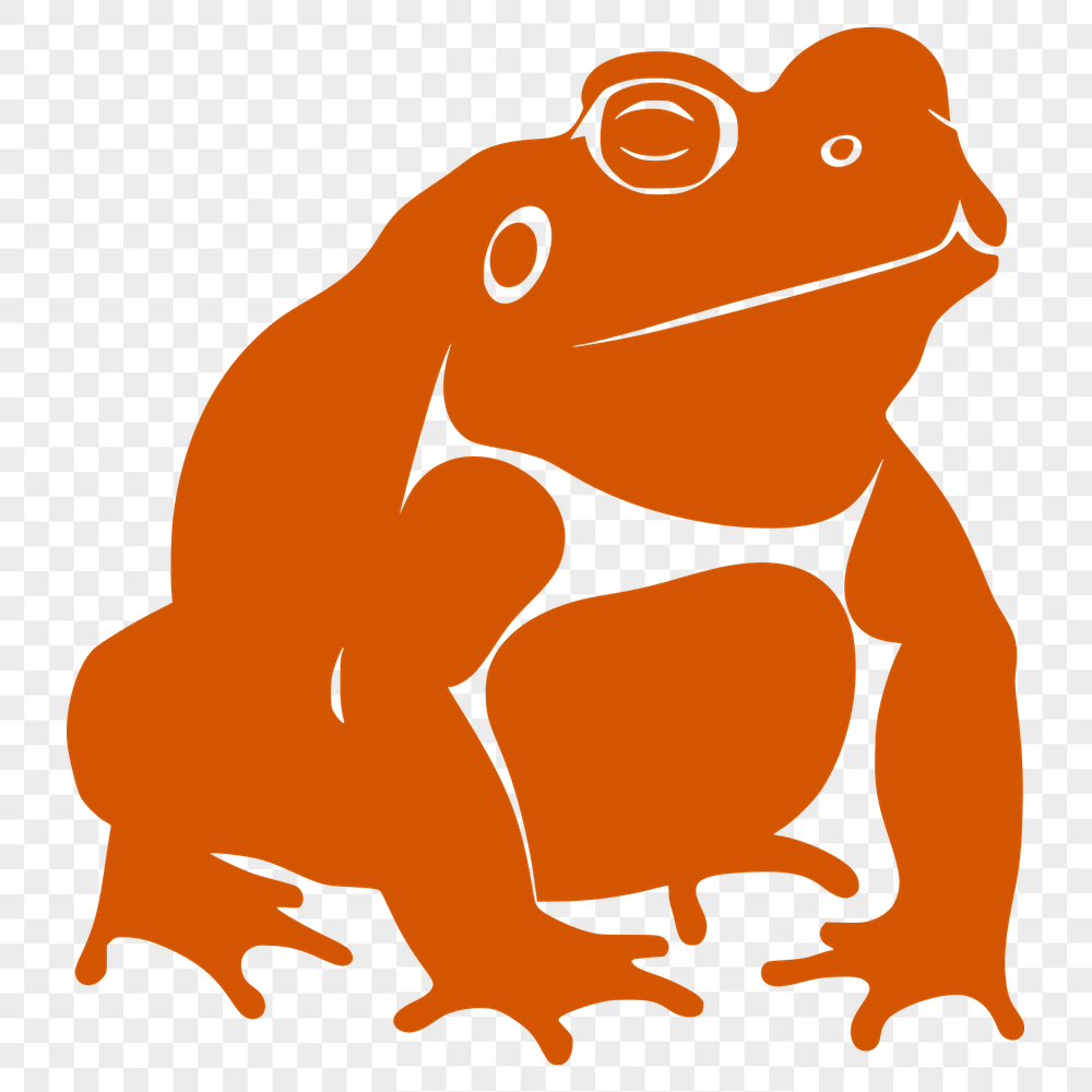 Free Artistic Toad Digital Drawing