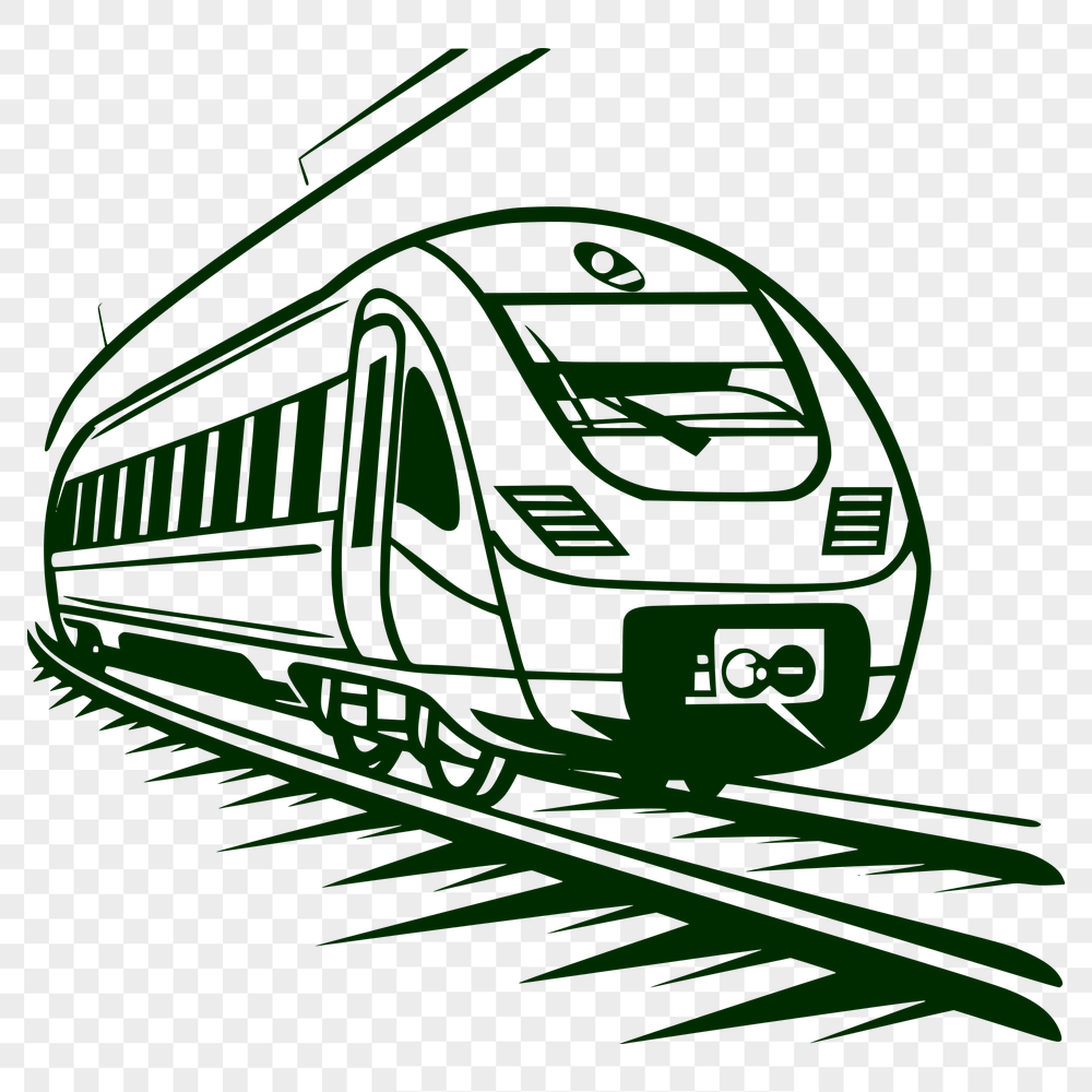 Free Unique Train Vector Craft File