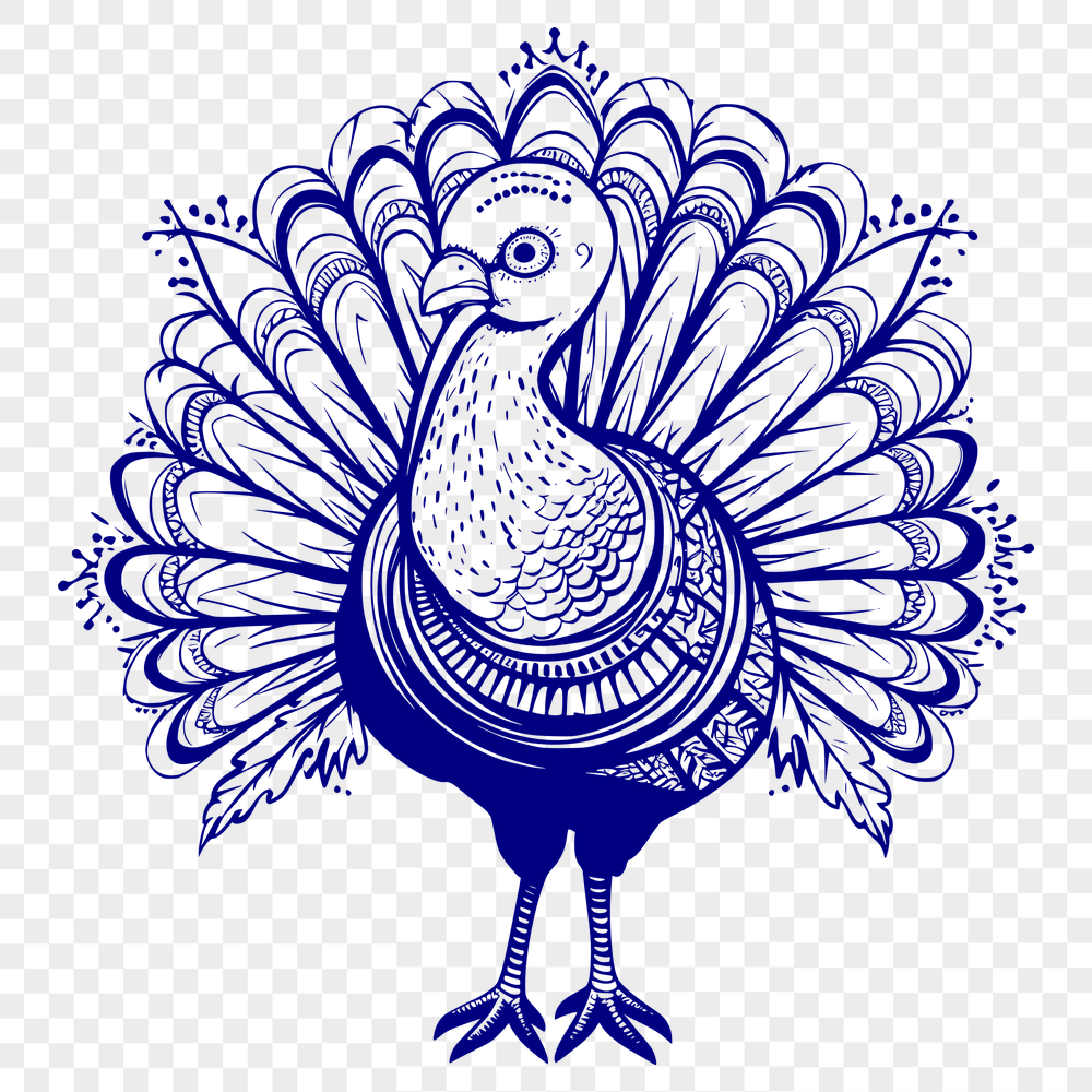 Creative Turkey Vector Illustration