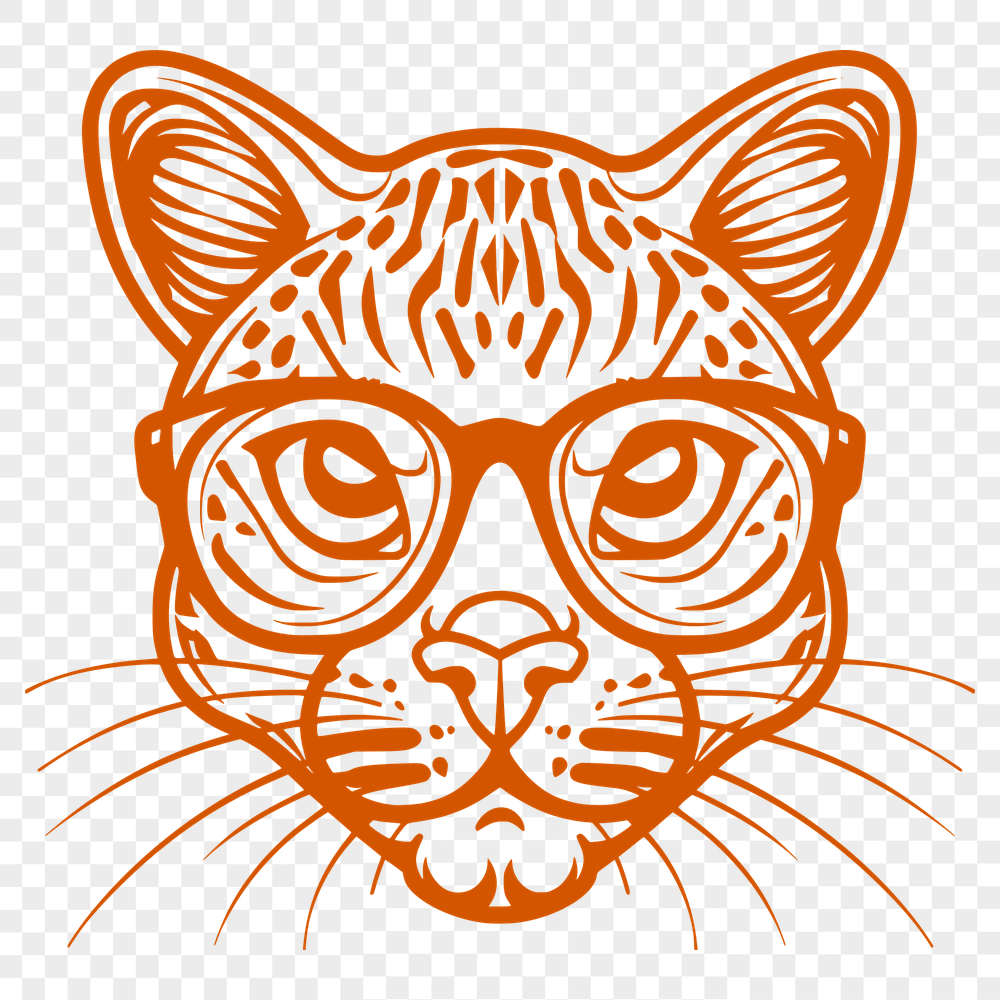 Free Free Big Cat Illustration