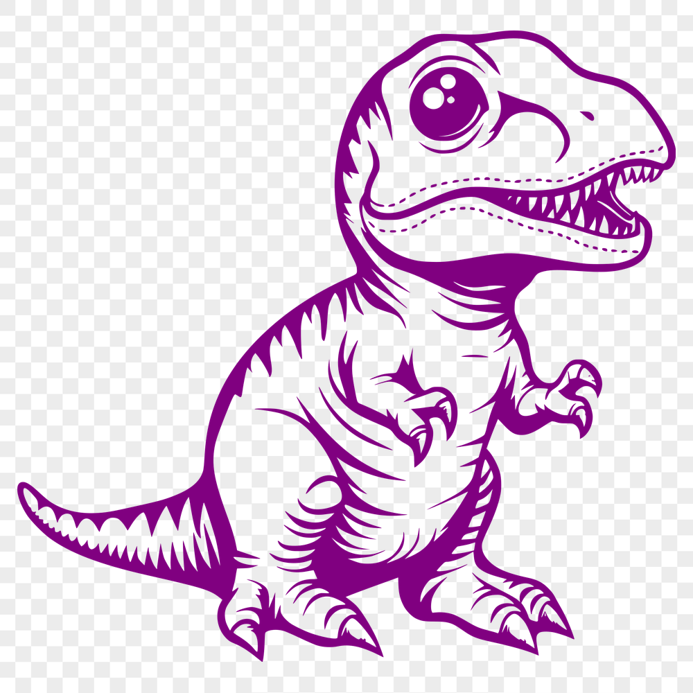 Cute Dinosaur In PDF