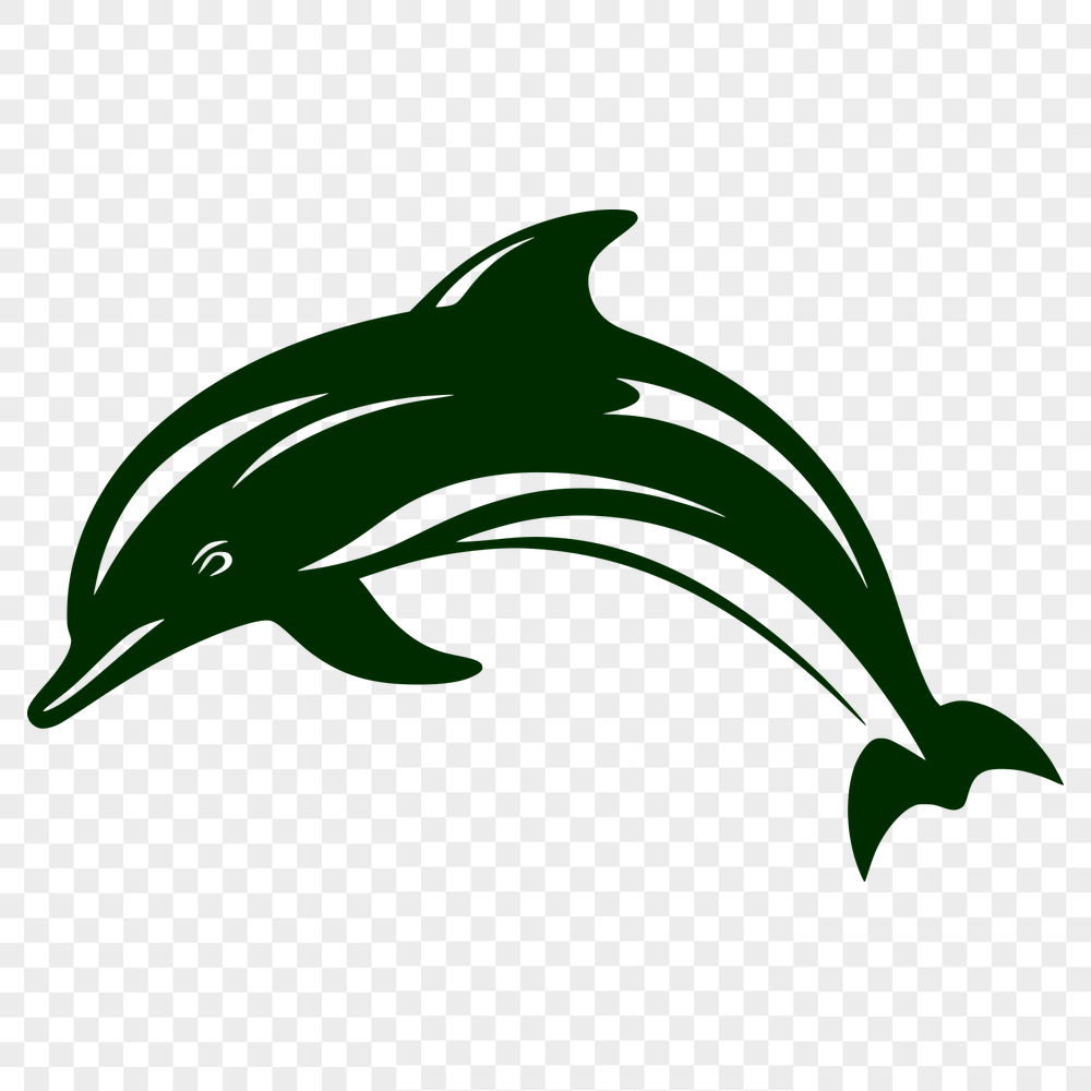 Creative Dolphin In SVG & DXF