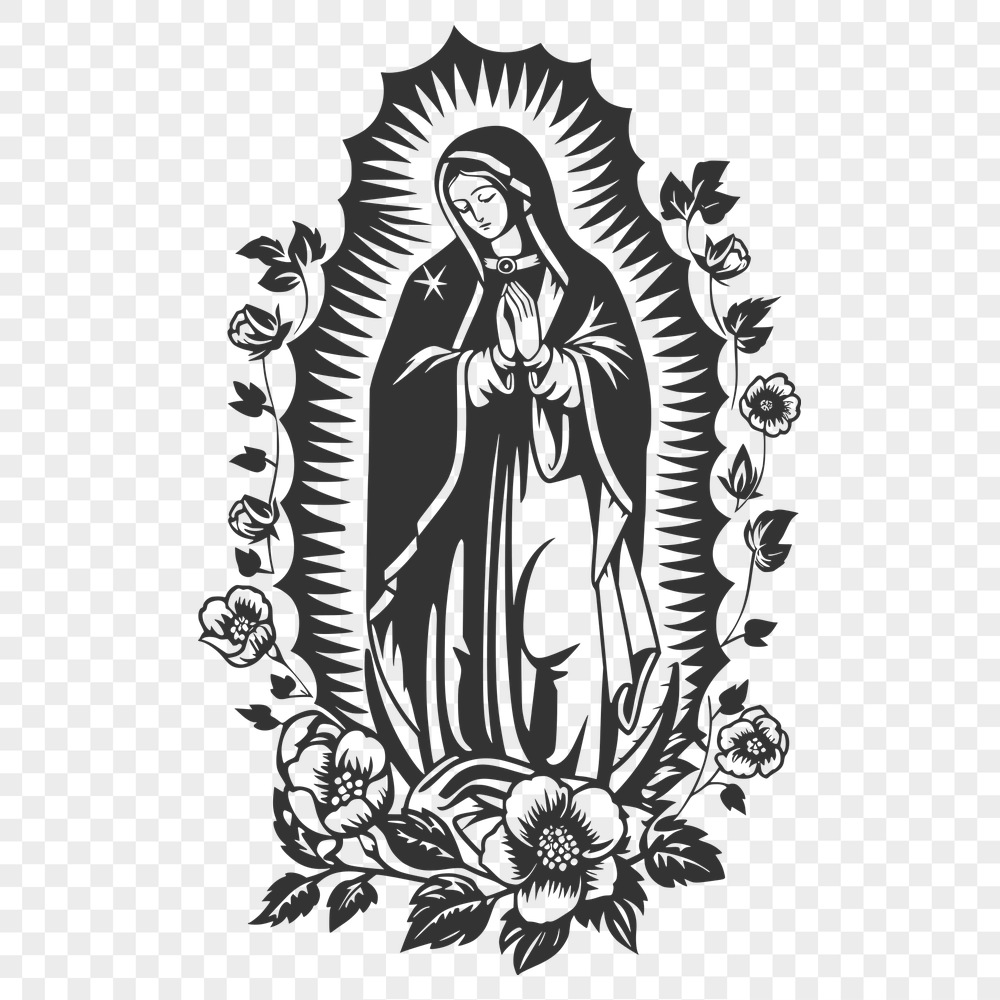 Free Virgin Mary Vector Art