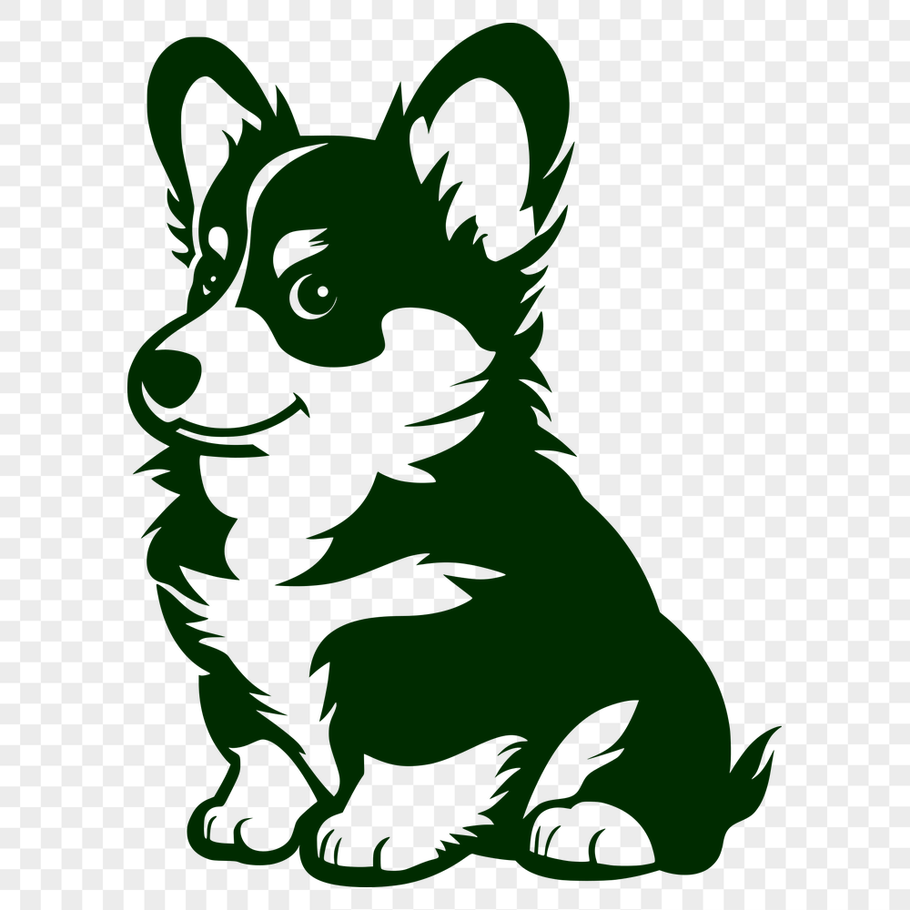 Free Artistic Welsh Corgi Clipart