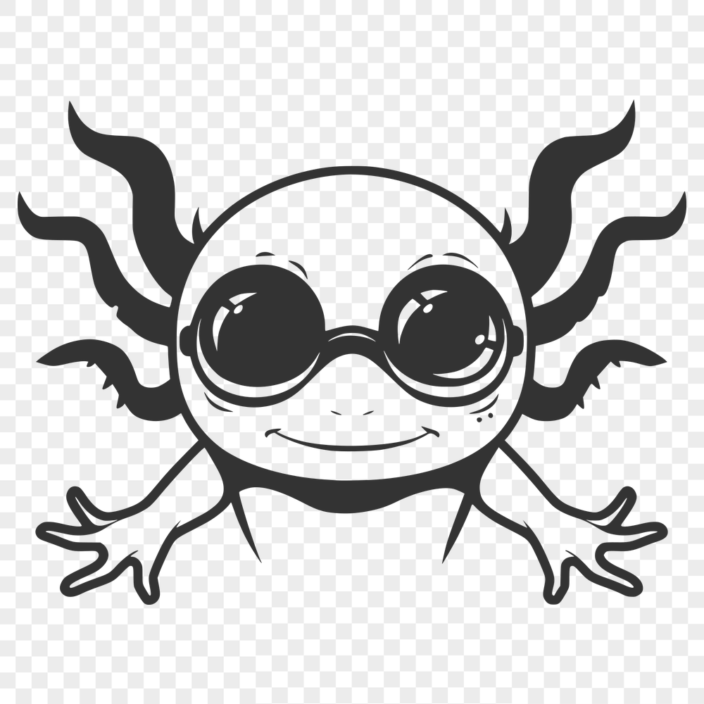 Free Unique Axolotl Clip Art