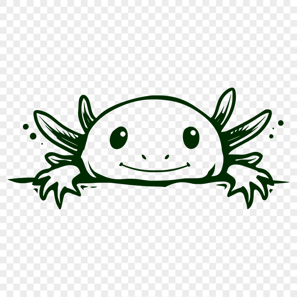 Cute Axolotl PNG