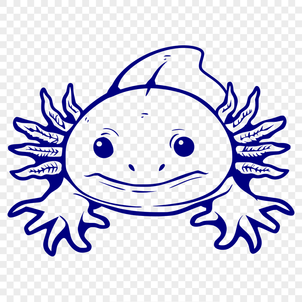 Beautiful Axolotl - For Glowforge Project