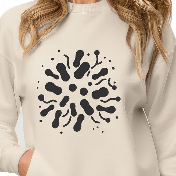 Microscopic Cell Illustration A detailed illustration of a single bacterium, showcasing its cellular structure.