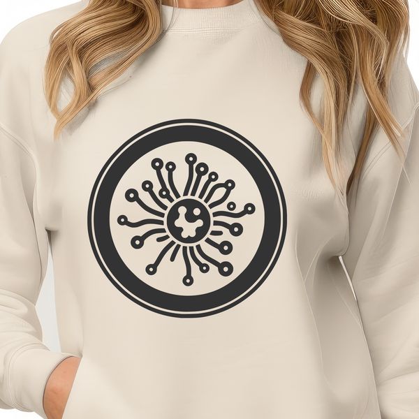 Beautiful Bacteria SVG Graphics Illustration of a single bacterial cell with detailed structure and features.