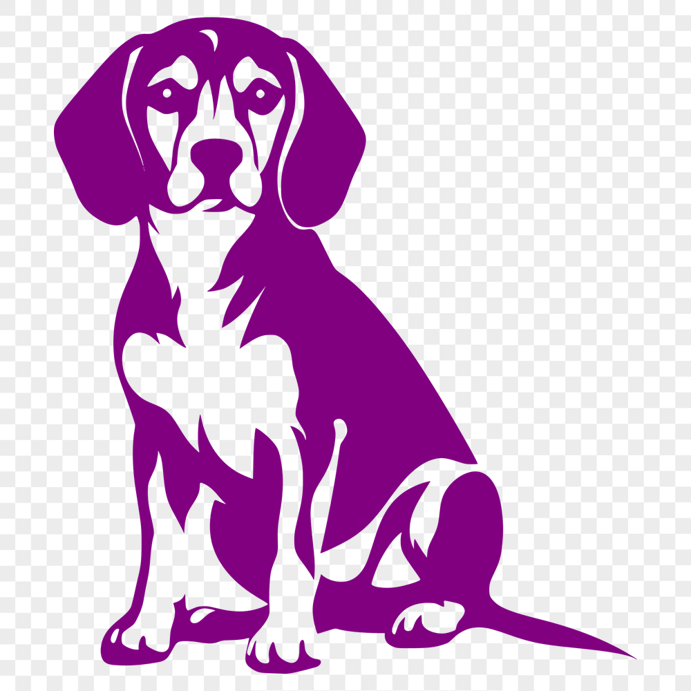 Artistic Beagle Vector Image