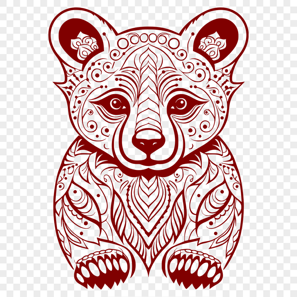 Artistic Bear Design