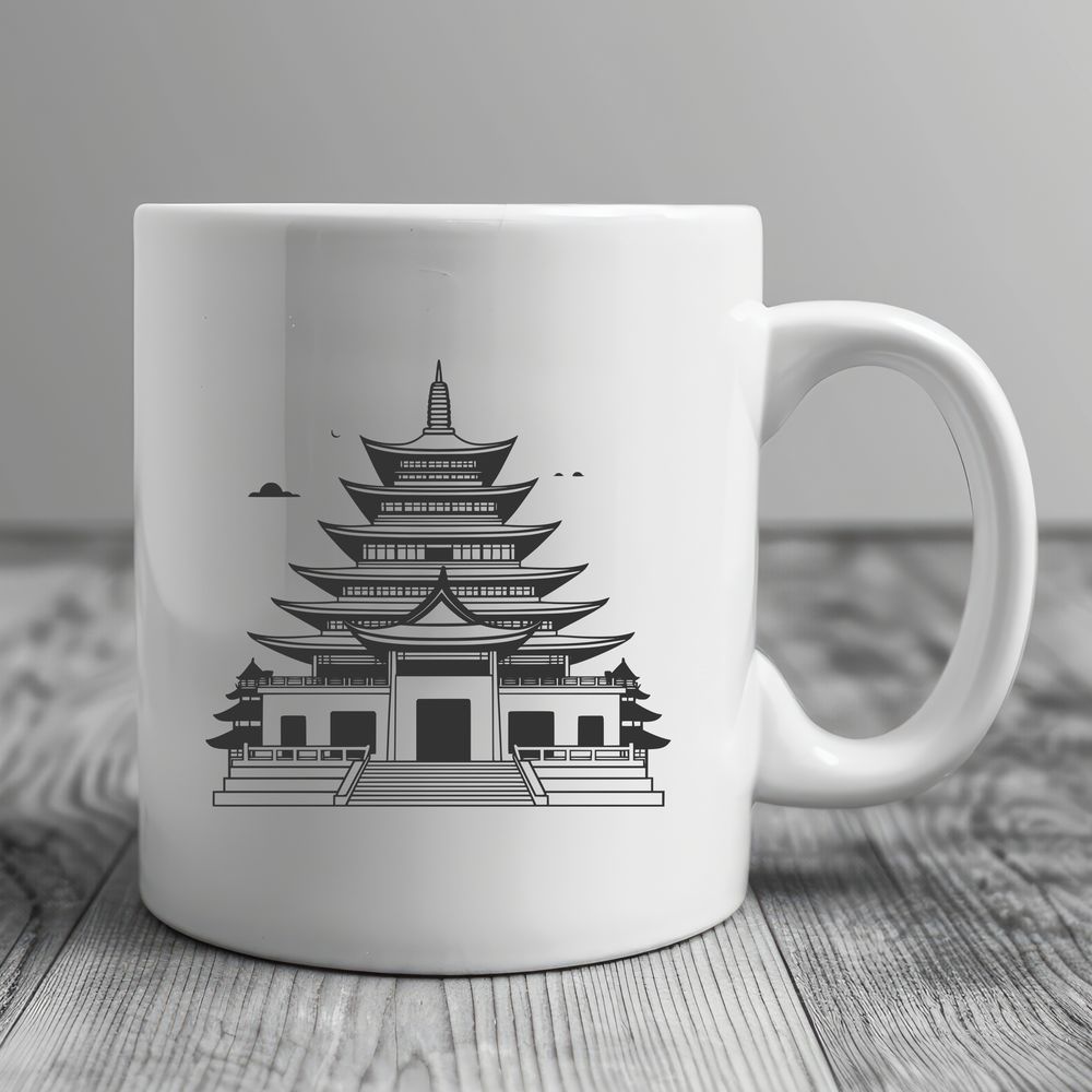 Beautiful Buddhist Temple Design Buddhist temple architecture featuring intricate design elements