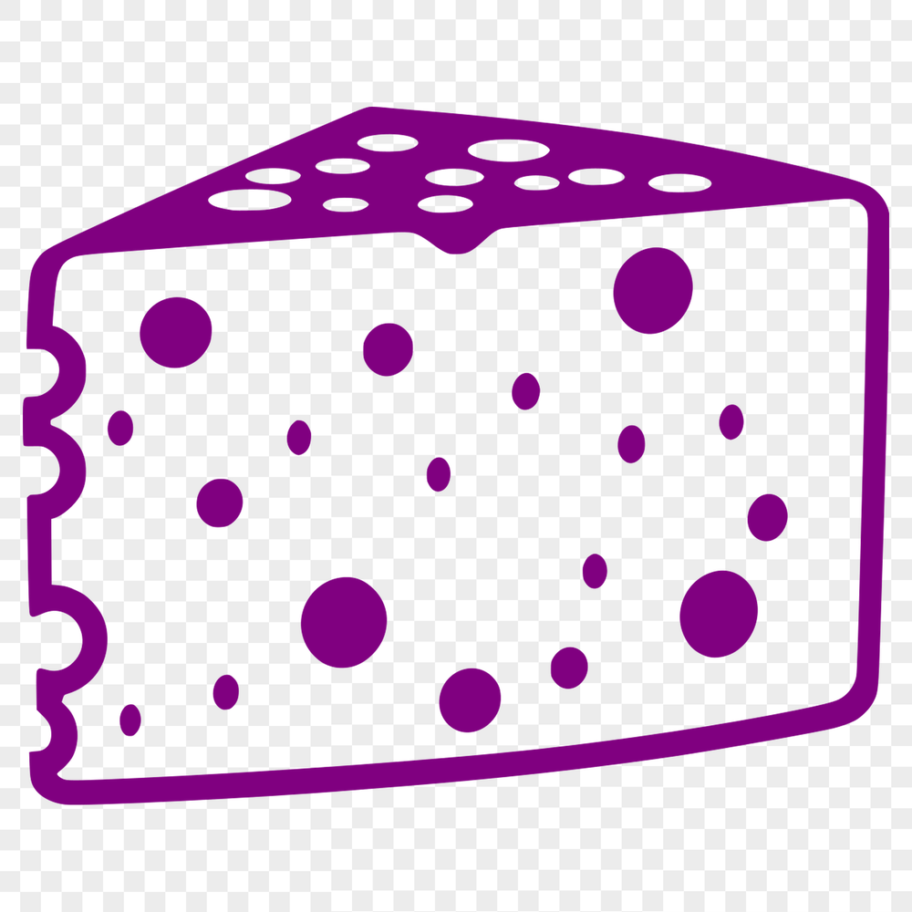 Gourmet Wheel Illustration A detailed vector illustration of a wheel of cheese for graphic design and crafting purposes.