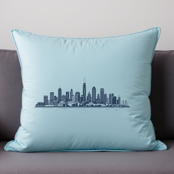 Metropolitan Skyscrapers Illustration A digital representation of a metropolitan city skyline with sleek skyscrapers and vibrant urban architecture.