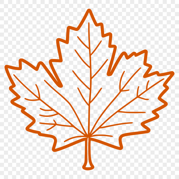 Green Leaf Clip Art A single green leaf with veins and edges, designed as a scalable vector graphic (SVG) clip art.