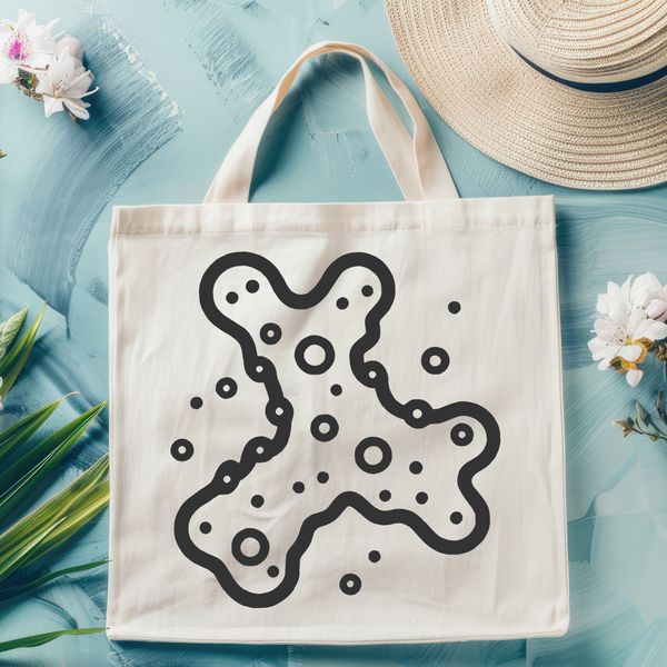 Beautiful Bacterial Design in SVG Format A microscopic illustration of bacteria in vector format.