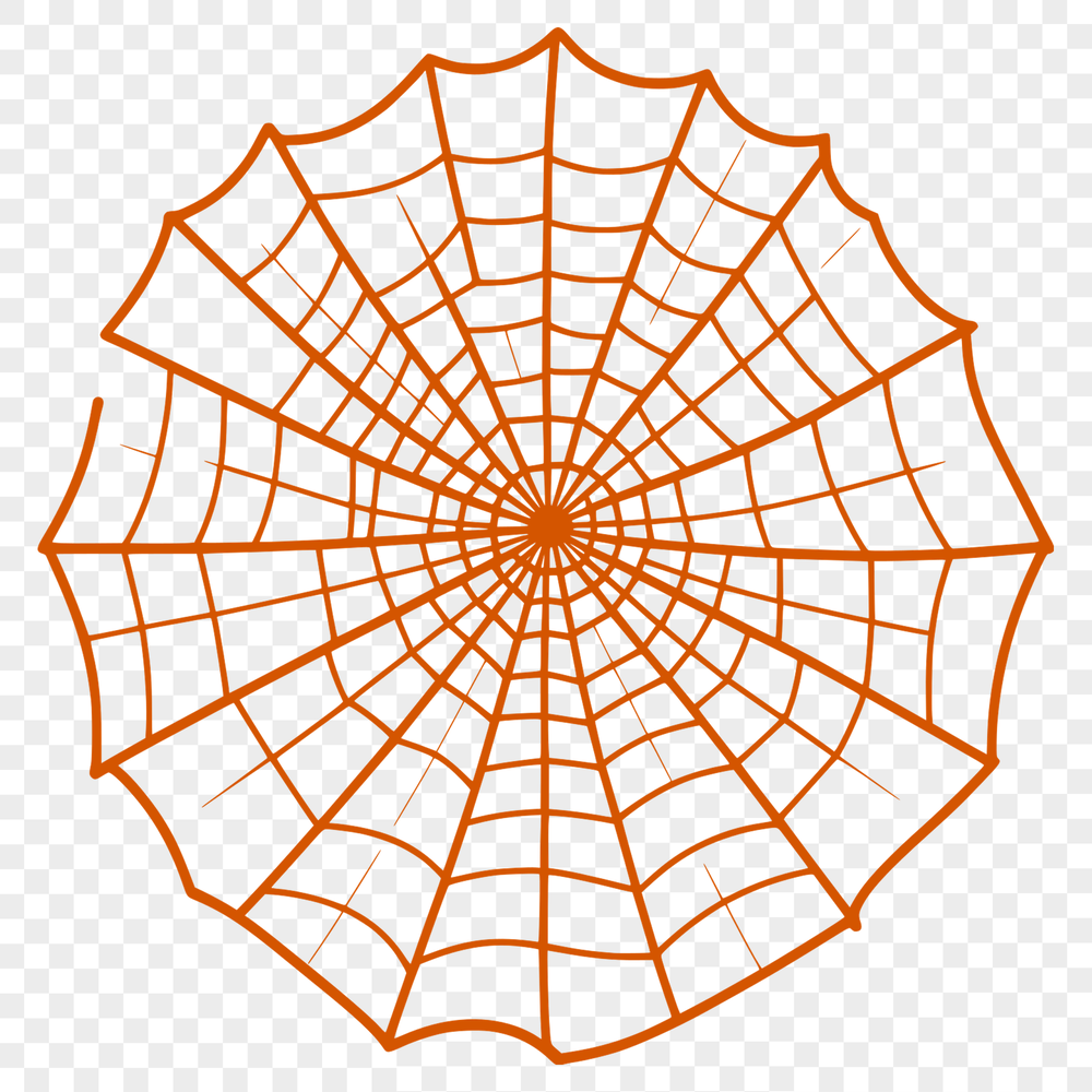 Free Vector Graphic of a Spider's Snare High-resolution SVG graphic of a spider web with intricate details and patterns.