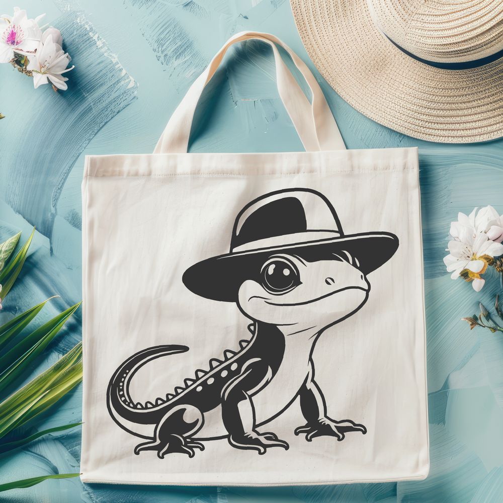 A beautiful salamander illustration for vector art. A digital illustration of a salamander animal with a detailed design, suitable for vector art projects.
