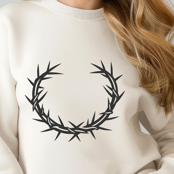 Religious Symbolism in Art A crown made up of sharp thorns, a symbol in various religious traditions.
