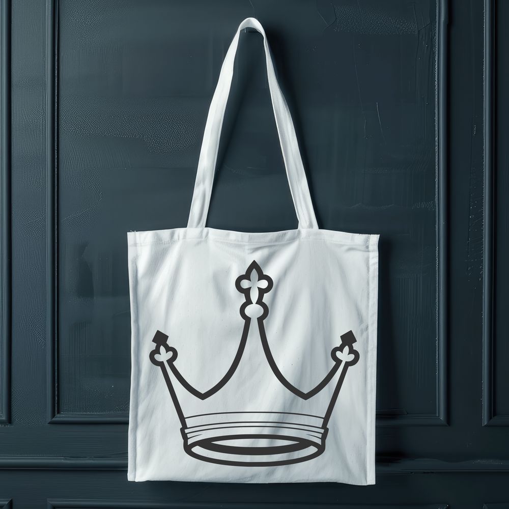 Beautiful Crown Design SVG File A gold-embellished crown design made from scalable vector graphics.