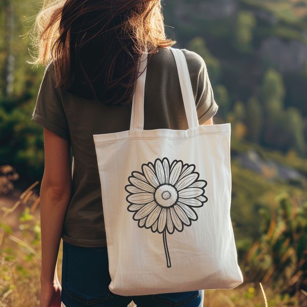 Intricate Daisy Illustration A detailed illustration of a daisy flower with intricate petals and center.