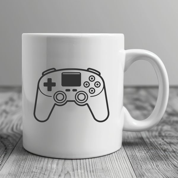 Game Controller Icon in Vector Format A digital representation of a video game controller in vector format.