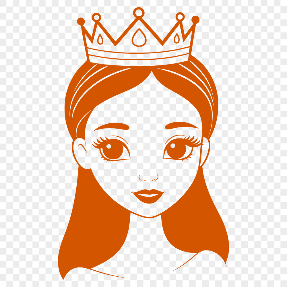 Young Princess in Medieval Attire A young female princess character in a traditional medieval attire.