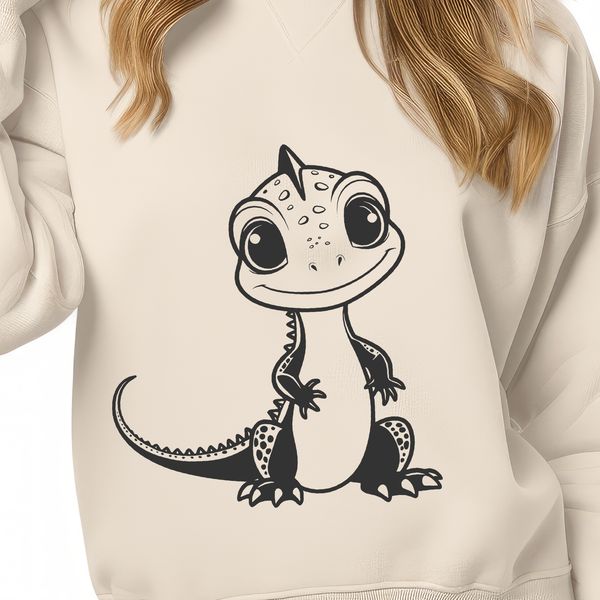 A detailed illustration of a lizard in vector format, suitable for digital art projects.