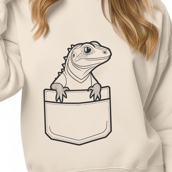 A detailed illustration of a reptile in the style of vector art.