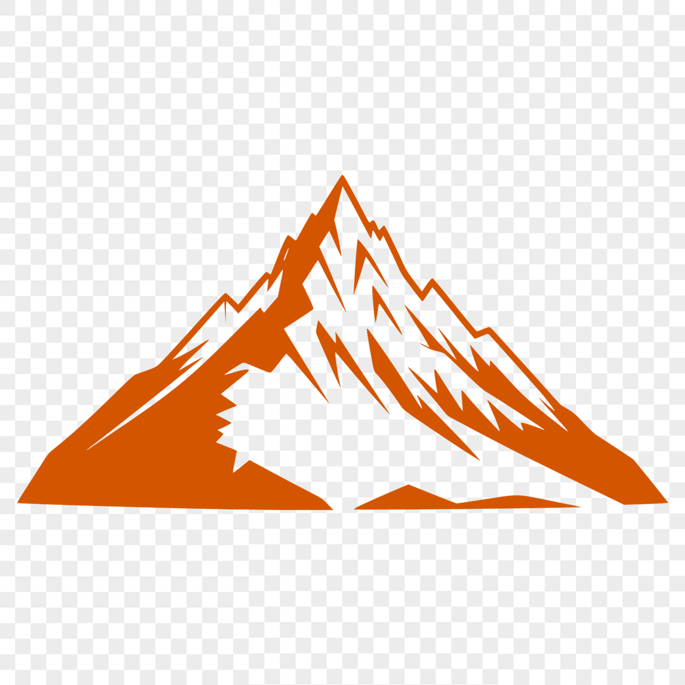 Free SVG Clip Art Design for Personal Use Mountain landscape design, created as a vector graphic in SVG format.