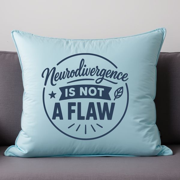 Inspiring Neurodiversity Quote Vector Graphic A vector graphic featuring an inspiring quote about neurodiversity, suitable for commercial or personal use.
