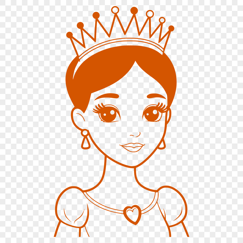 A royalty-inspired illustration of a young female princess in a medieval setting.