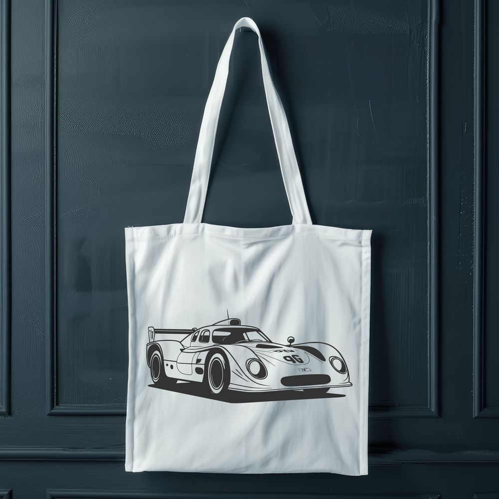 Speedster SVG Vector Art An illustration of a speeding sports vehicle designed in vector format.