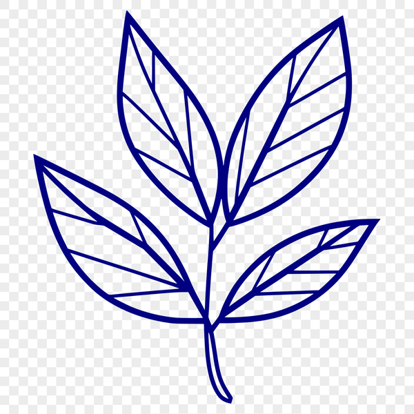 Free SVG Clip Art for Personal and Commercial Use A single leaf illustration created in vector format.