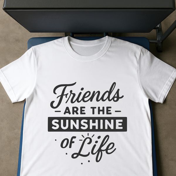 Beautiful Friendship Quotes Illustration Friends quote illustration designed for commercial use in vector format.