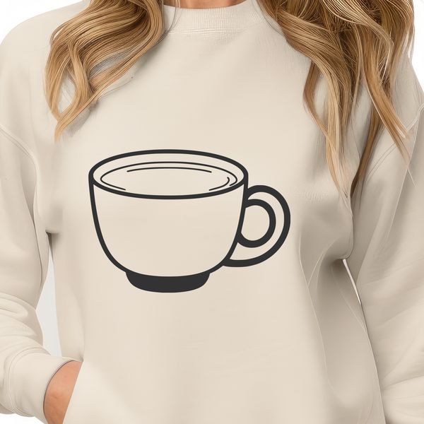 Beautiful Teacup Design for Crafting Teacup design for digital crafting, suitable for cutting machines and laser cutters.