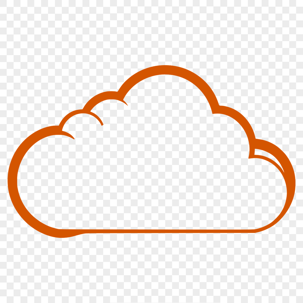 Free Cloud Icon in Vector Format Cloud icon created as a vector graphic using SVG format.
