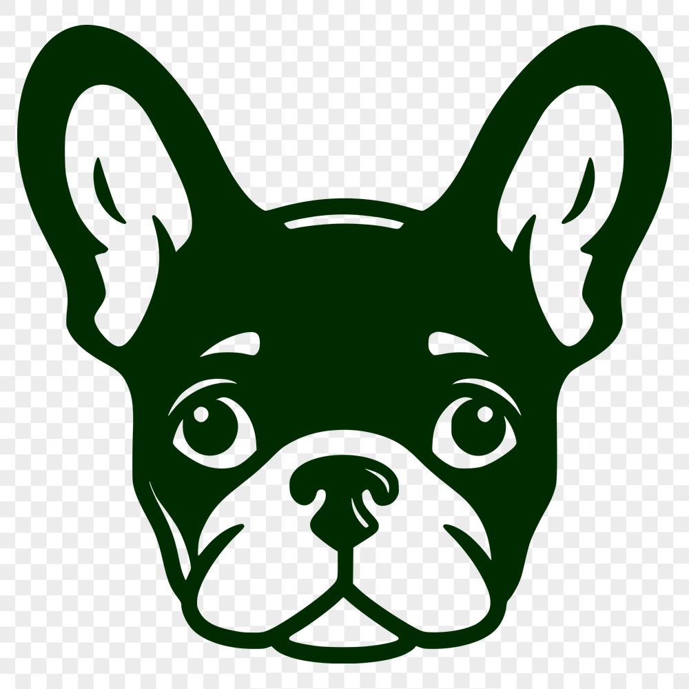 Unique French Bulldog Vector Craft File