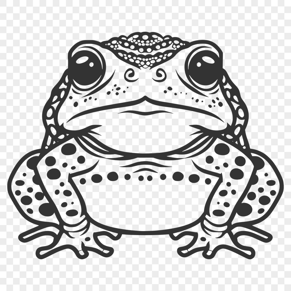 Free Beautiful Toad Clipart