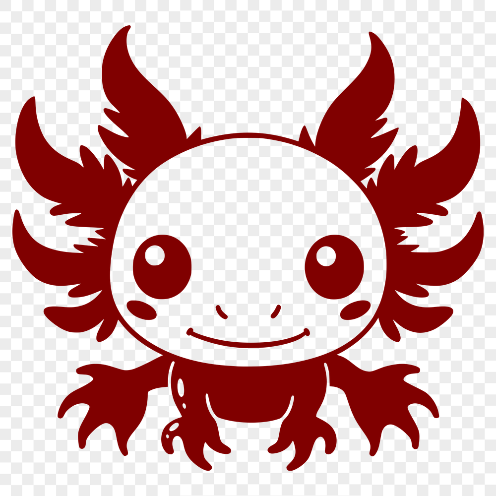 Stunning Axolotl - For Laser Cutter Project