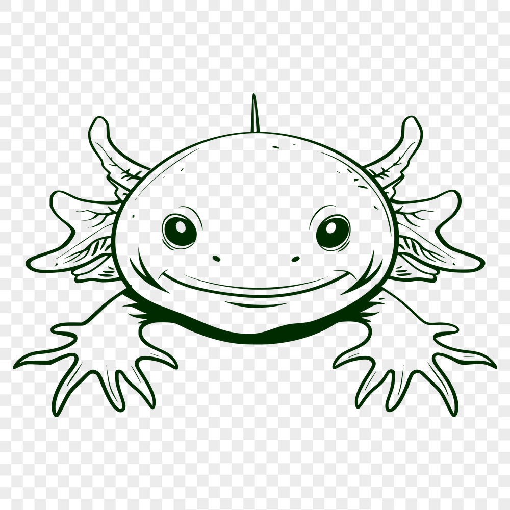 Free Stunning Axolotl Printable Artwork