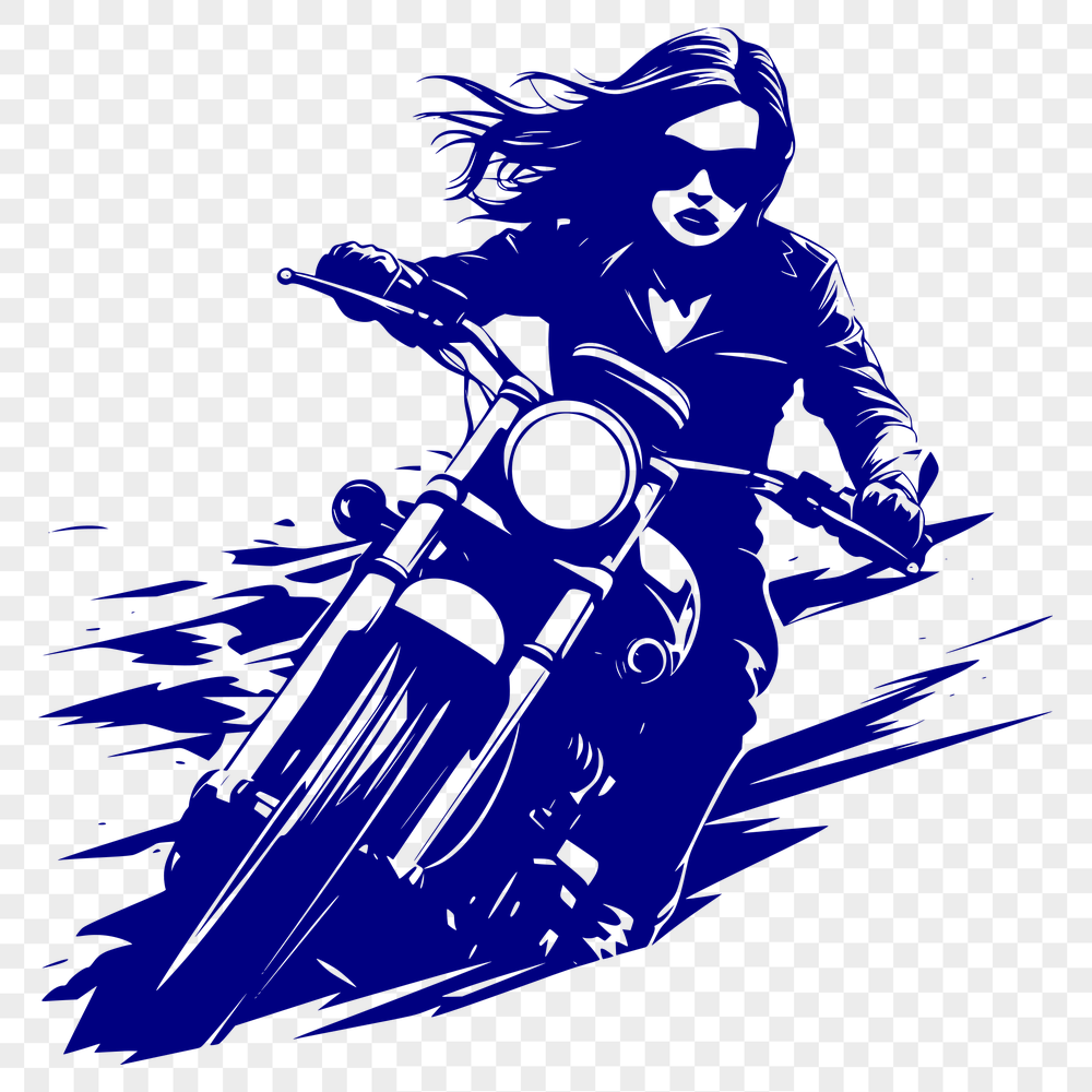 Free Unique Motorcycle Vector Drawing