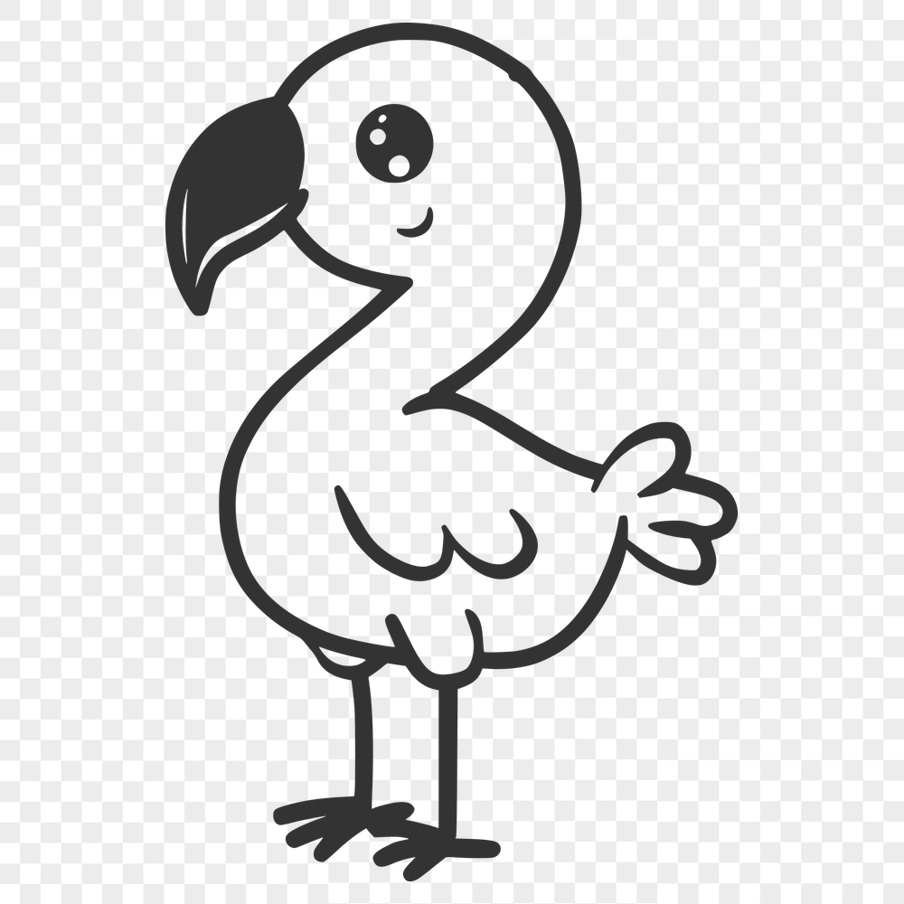 Artistic Bird SVG