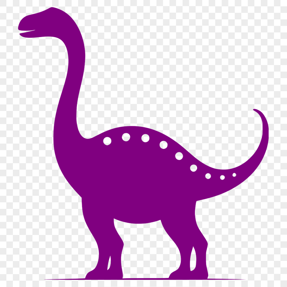 Unique Brachiosaurus Digital Drawing