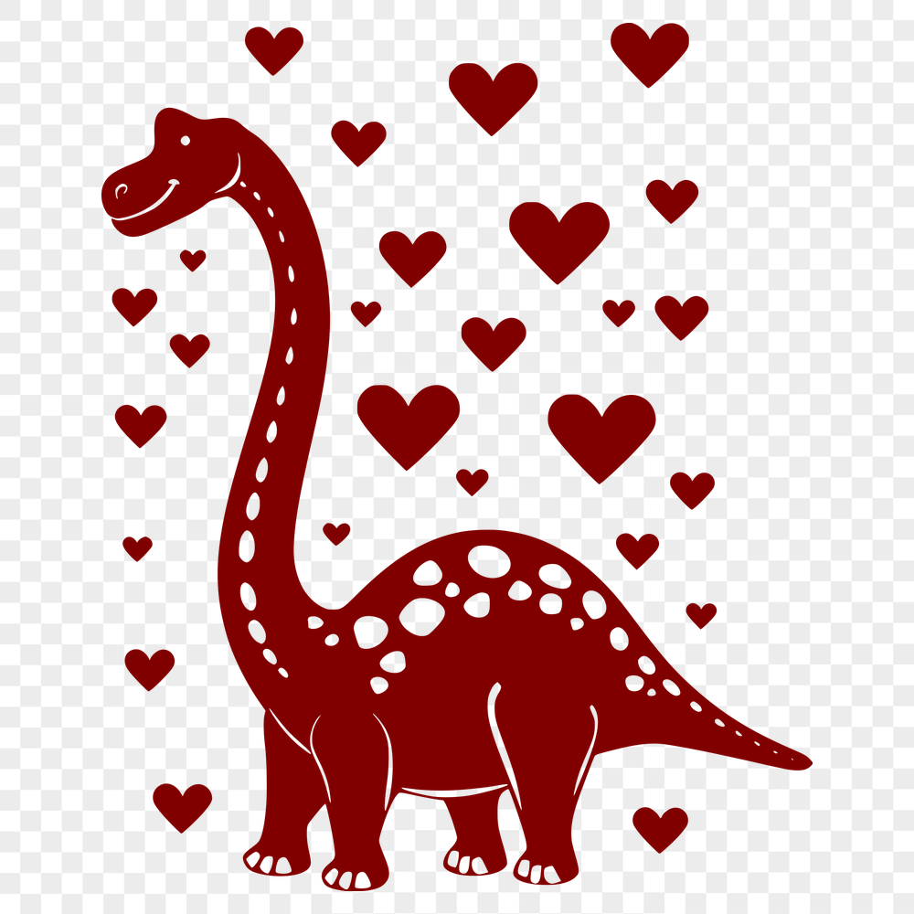 Artistic Dinosaur Vector Art