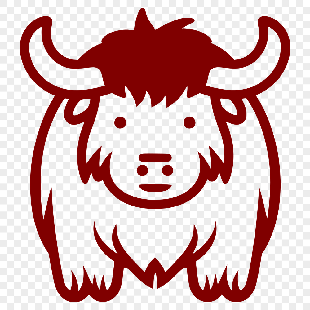 Standing Cow SVG