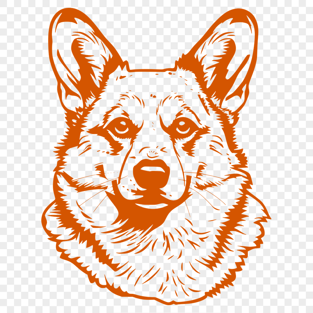 Free Artistic Corgi Illustration