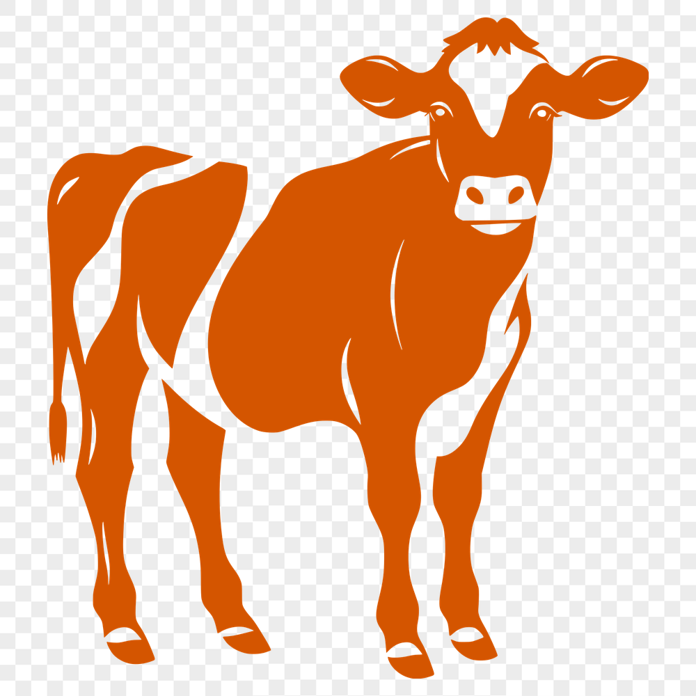 Free Cow Stencil