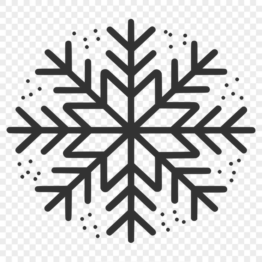 Unique Snowflake Clip Art