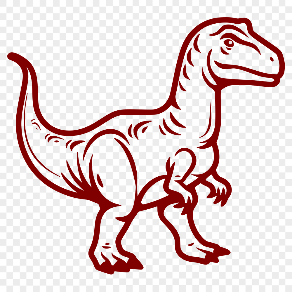 Artistic Dinosaur - Craft SVG